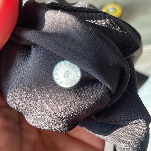 Lululemon Athletica, size 8, mesh side and calf, capri crop leggings, EUC - Picture 8 of 8